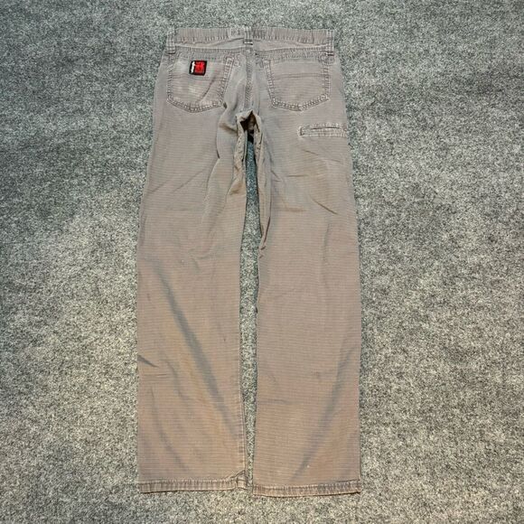 Grey Wrangler Riggs Workwear Pants Distressed Sz 30x30 - Picture 2 of 5